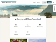 Tablet Screenshot of bjugn-sparebank.no